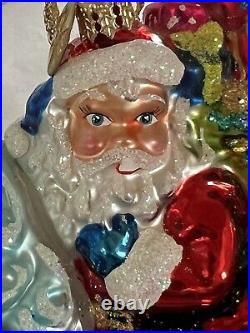 Christopher Radko Toyland Transport RARE- Santa On train 7