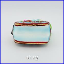 Christopher Radko Triple The Fun Glass Christmas Ornament 5 RARE VTG