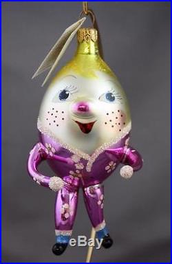 Christopher Radko Two Eggs Are Better Than One 1994 Ornament 93-241-1 Purple