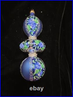 Christopher Radko Venetian Gardens Drop Ornament Rare Vtg #99-438-0 D