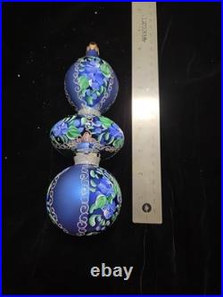 Christopher Radko Venetian Gardens Drop Ornament Rare Vtg #99-438-0 D