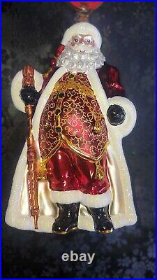Christopher Radko Vest Day Of The Year #1017561 Hand Blown Glass Ornament NEW