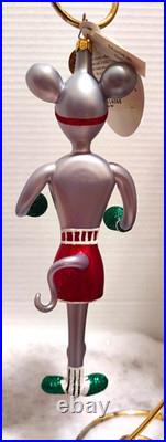 Christopher Radko Vesuvius Boxing Mouse Italian RARE 2007 RETIRED