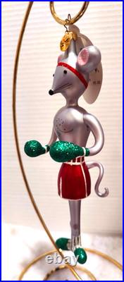 Christopher Radko Vesuvius Boxing Mouse Italian RARE 2007 RETIRED