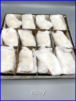 Christopher Radko Vintage Autumn OAK Leaf Ornament Case 12 /GOLD NIB RARE