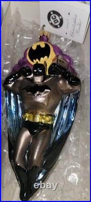 Christopher Radko Vintage Batman Ornament Limited Edtion 1872/7500 Nib Ext Rare