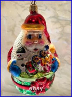 Christopher Radko Vintage Christmas Ornaments, Lot of 4