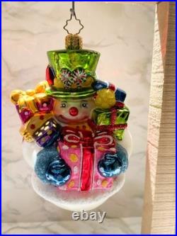 Christopher Radko Vintage Christmas Ornaments, Lot of 4