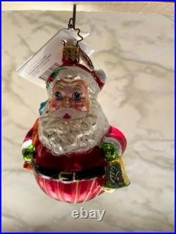 Christopher Radko Vintage Christmas Ornaments, Lot of 5