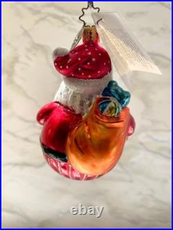 Christopher Radko Vintage Christmas Ornaments, Lot of 5