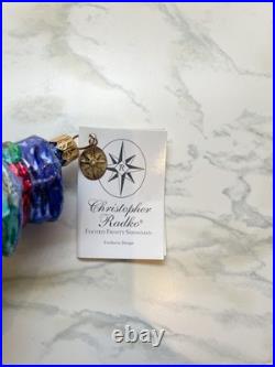 Christopher Radko Vintage Christmas Ornaments, Lot of 5