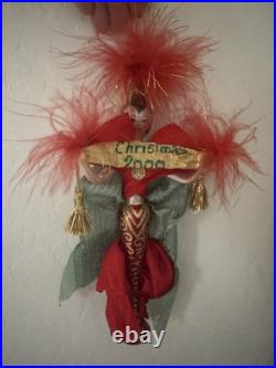 Christopher Radko Vintage Italian Miss Christmas 2000 Ornament