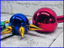 Christopher Radko Vintage Reflector Finial 00-500-0 17 Glass Tree Topper Rare