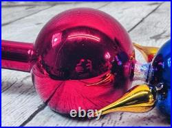Christopher Radko Vintage Reflector Finial 00-500-0 17 Glass Tree Topper Rare