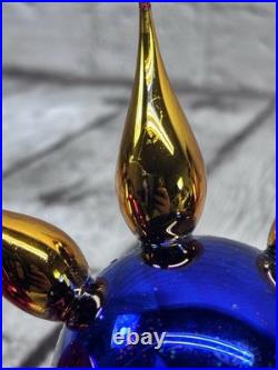 Christopher Radko Vintage Reflector Finial 00-500-0 17 Glass Tree Topper Rare