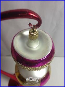 Christopher Radko Vintage Spinner Glass Ornament