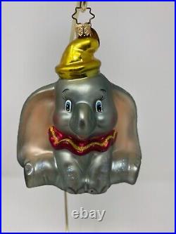 Christopher Radko Walt Disney Dumbo 3010220 Glass Ornament RARE