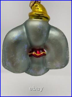 Christopher Radko Walt Disney Dumbo 3010220 Glass Ornament RARE