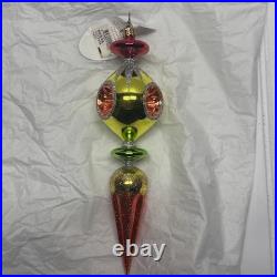 Christopher Radko Whistler Whirl Drop Ornament Vintage