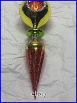 Christopher Radko Whistler Whirl Drop Ornament Vintage