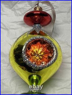 Christopher Radko Whistler Whirl Drop Ornament Vintage