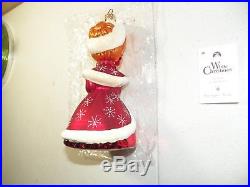 Christopher Radko White Christmas Movie Ornament Vera Ellen as Judy Haynes Rare