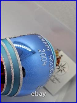 Christopher Radko Whitley Collection Ornament 2004 Reflector Drop Ball BOX TAGS
