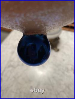 Christopher Radko Winter Forest Glass Ball Christmas Ornament 6 Vintage RARE