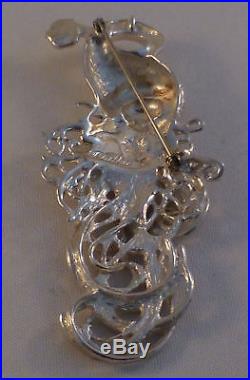 Christopher Radko Winter Spirit Sterling Pin / Pendant Ornament-Complete