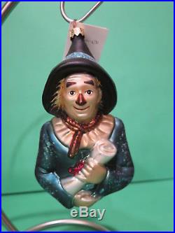 Christopher Radko Wizard of Oz Christmas Ornament Scarecrow