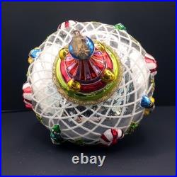 Christopher Radko X-Large Spintop Memories 2005 Ornament with Charms