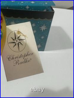 Christopher Radko comedy tragedy mask ornament Mardi Gras