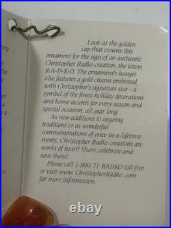 Christopher Radko comedy tragedy mask ornament Mardi Gras