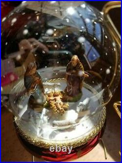 Christopher Radko-nativity Snowfall 95-269-0 Made In Italy New- Mint With Tag