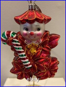 Christopher Radko vintage 2002 RARE Holly Jean Poinzy pal (RED) see photos
