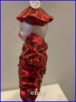 Christopher Radko vintage 2002 RARE Holly Jean Poinzy pal (RED) see photos