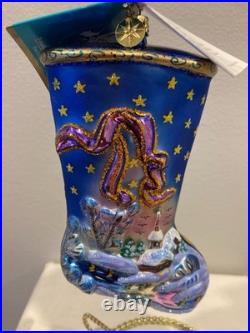 Christopher Radko vintage 2006 VERY RARE Winter Journey Angel -Stocking NEW