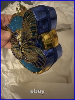 Christopher radko christmas ornament Wings Of Hope Butterfly Diabetes