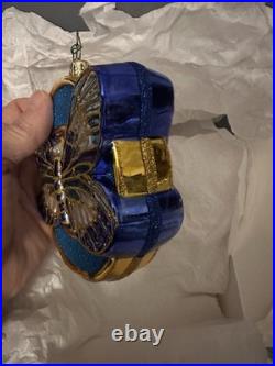 Christopher radko christmas ornament Wings Of Hope Butterfly Diabetes