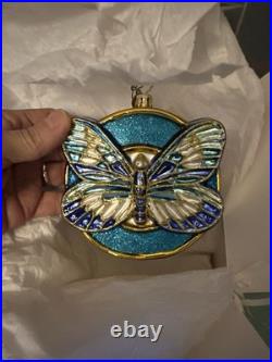 Christopher radko christmas ornament Wings Of Hope Butterfly Diabetes