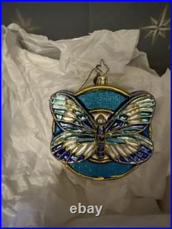 Christopher radko christmas ornament Wings Of Hope Butterfly Diabetes