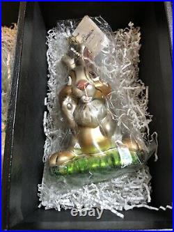Disney Radko Bambi 55th Anniversary Christmas Ornament Set #1317 of 2500 New