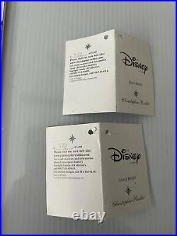 Disney Radko Jessica & Roger Rabbit 2 Ornament Set #372/3500 NEWBOXTAG