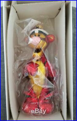 Disney Winnie The Pooh Christopher Radko Tigger Christmas Ornament with Stand New