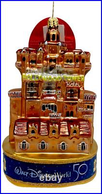 Disney World 50th Christopher Radko Hollywood Studios Tower of Terror Ornament