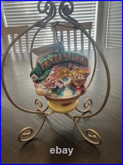 Disneyland 50th Christopher Radko Glass Ornament Fantasyland LE 1955 with stand