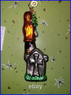 Disneyland Christopher RADKO Glass Nightmare Before Christmas SALLY Ornament Tag