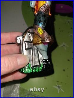 Disneyland Christopher RADKO Glass Nightmare Before Christmas SALLY Ornament Tag