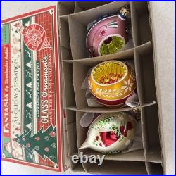 Fantasia by Christopher Radko-Grandma's Own Vintage-Set of 3-Select Edition-MIB