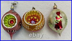 Fantasia by Christopher Radko-Grandma's Own Vintage-Set of 3-Select Edition-MIB